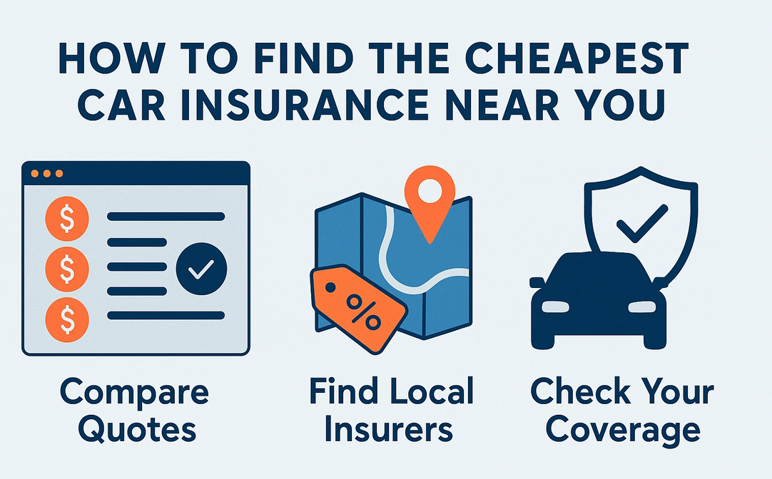 Cheap Auto Insurance Near Me How to Find the Lowest Rates Fast.